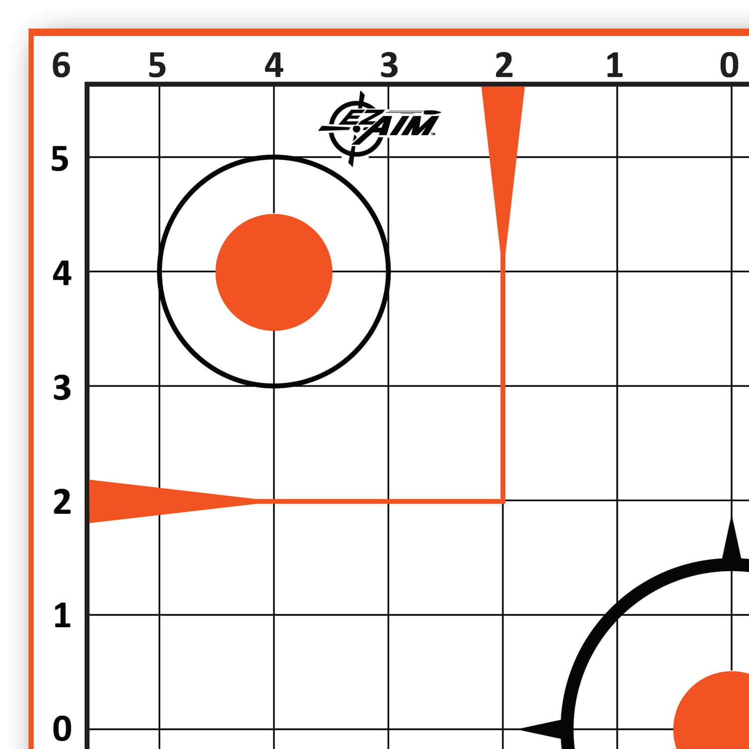 EZ-Aim 15333 Sight-In-Grid 12"x12" Paper 13 Per Pack - Image 2