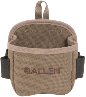 Allen 2203 Select Shell Carrier 25 Shell Box Capacity Tan Canvas w/4 Side Loops Belt Clip Mount