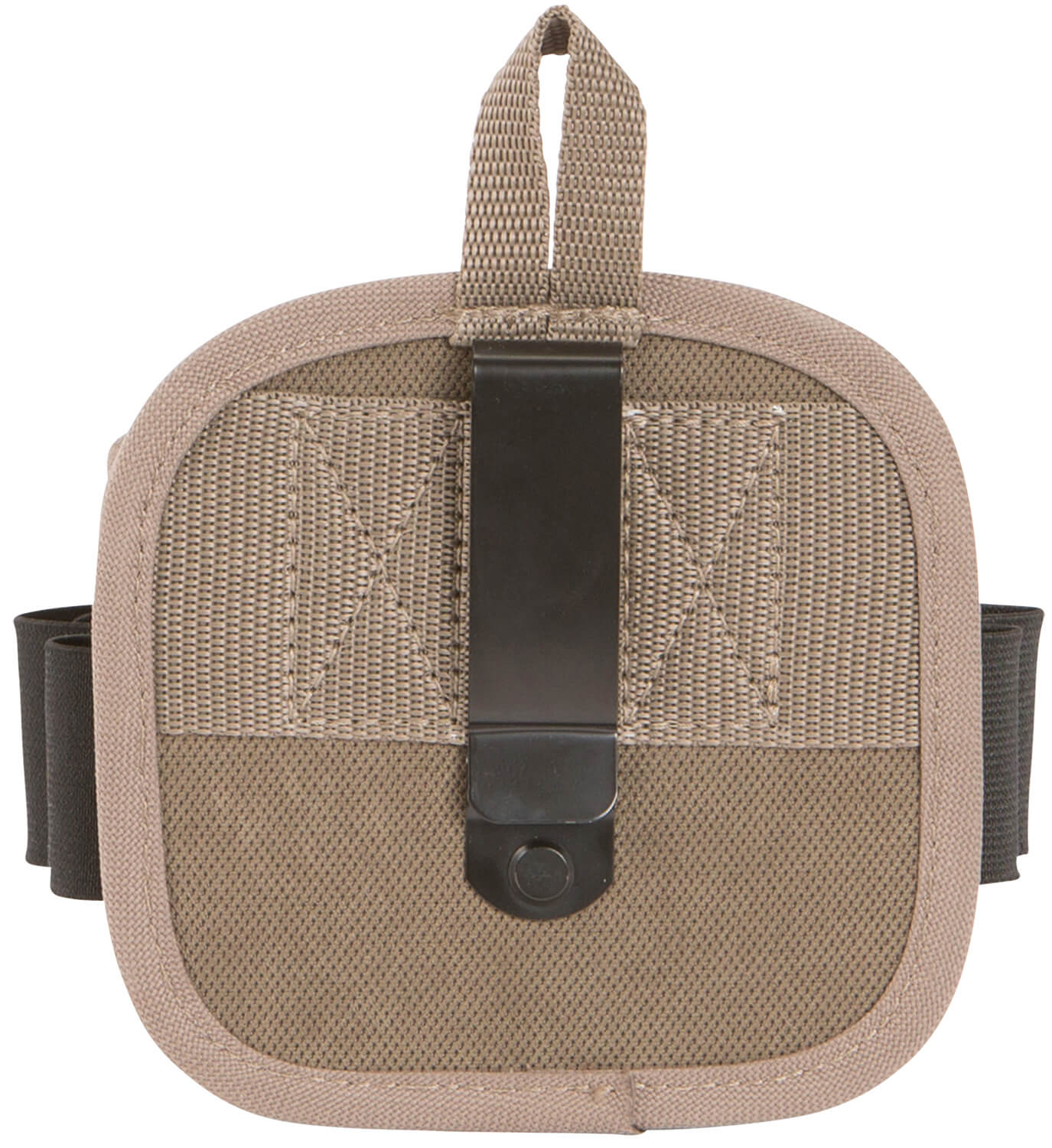 Allen 2203 Select Shell Carrier 25 Shell Box Capacity Tan Canvas w/4 Side Loops Belt Clip Mount - Image 2