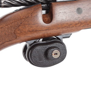 Allen 15415 Trigger Lock Open With Key Black Steel Firearm Fit- Handgun/Rifle/Shotgun