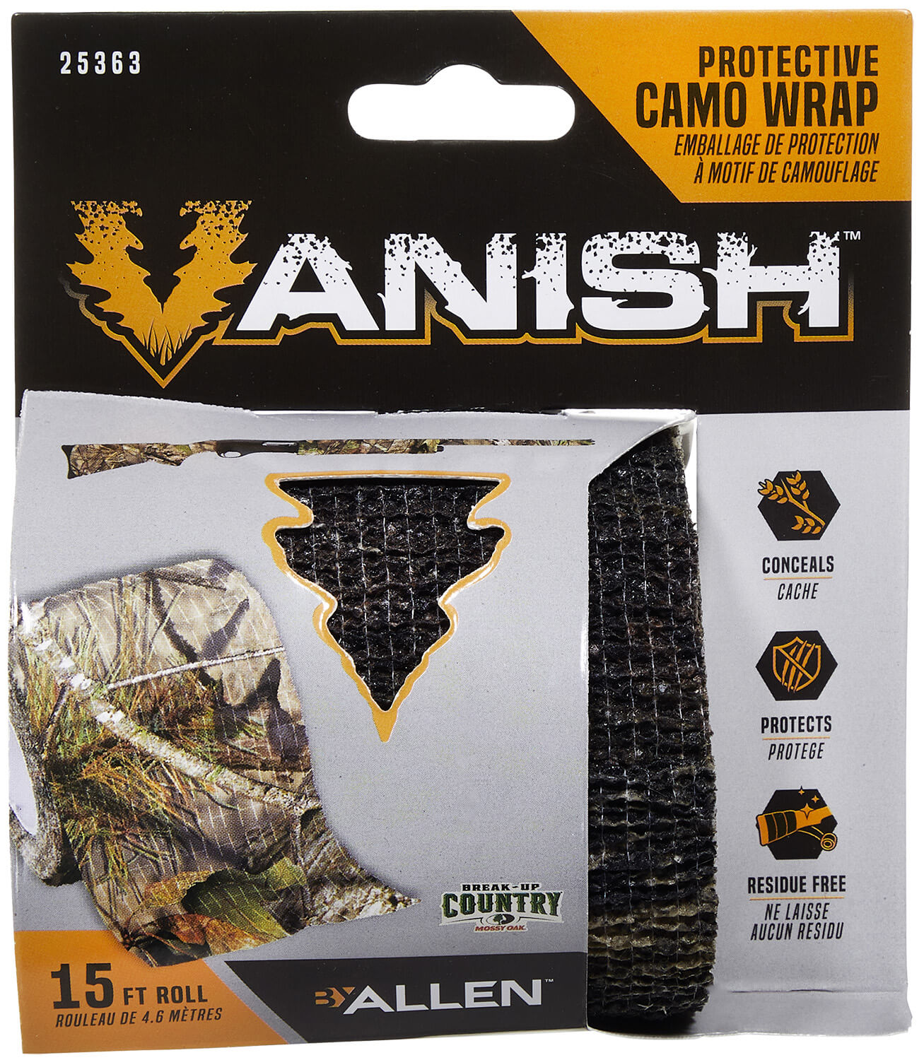 Vanish 25363 Protective Wrap Mossy Oak Break-Up Country 2" W 15' Long - Image 3