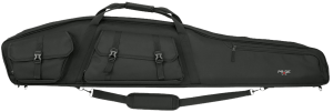 Tac Six 10949 Velocity Rifle Case 55" Black Endura w/ 600D Polyester & Lockable Zipper