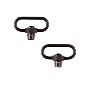 Allen 14516 Quick Detach Swivel  Set 1.25" Push Button Black Steel