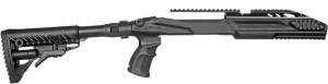 FAB Defense FXM4PR1022B M4 Conversion Kit Matte Black Synthetic  Collapsible Left Side Folding  Fits Ruger 10/22  2.51"- 30.70" OAL