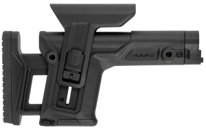 FAB Defense FXRAPS RAPS Rapid Adjustment Precision Stock Integrated Cheek-Rest & Adjustable LOP Ambidextrous 1Latch System Black Polymer
