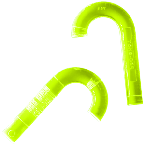 Pro-Shot BLGREEN2PK UV Bore Light .22 Cal/ 9mm & Up Rifle/Pistol Fiber Optic Illuminator Neon Green 2 Pack
