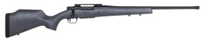 Mossberg 28101 Patriot Long Range Hunter 308 Win 5+1 22" Threaded/Fluted Barrel Matte Blued Metal Picatinny Rail Benchrest Style Forend Spider Gray Polymer-Coated Monte Carlo Hunting Stock w/Aluminum Bedding Pillar & Textured Grip