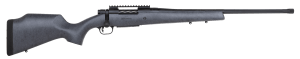 Mossberg 28103 Patriot Long Range Hunter 6.5 Creedmoor 5+1 Capacity  22" Threaded/Fluted Barrel  Matte Blued Metal  Picatinny Rail  Benchrest Style Forend  Spider Gray Polymer-Coated Monte Carlo Hunting Stock w/Aluminum Bedding Pillars & Textured Grip