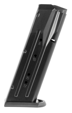 Mec-Gar MGWIT9LFAFC Standard 17rd 9mm Luger Fits Tanfoglio Witness Large Frame Blued w/Anti-Friction Coating Carbon Steel