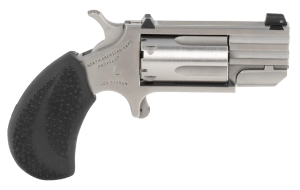 North American Arms PUGTC Pug  22 LR or 22 WMR 5 rd 1" Barrel  Overall Stainless Steel Finish  XS Tritium Dot Sights  Black Rubber Grip Includes Cylinder