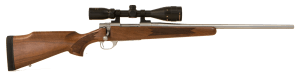 Howa HWH65CTS M1500 Standard Hunter 6.5 Creedmoor 5+1 22" Stainless Steel Threaded Barrel Stainless Steel Receiver Fixed Walnut Stock *Scope Not Included*