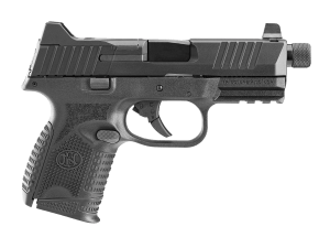 FN 66100782 509CT w/Optic Compact 9mm Luger 12+1/24+1 4.32" Black Steel Threaded Barrel Black PVD Optic Cut/Serrated Stainless Steel Slide Black Polymer Frame w/Picatinny Rail