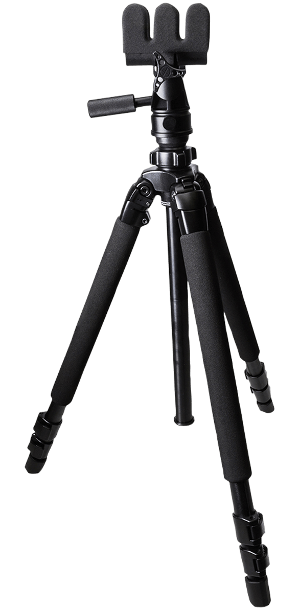 KOPF Jager KJ85001K K700 AMT Tripod made of Aluminum with Black Finish Pivoting Reaper Grip 360 Degree Pan & 3-Level Leg Extensions