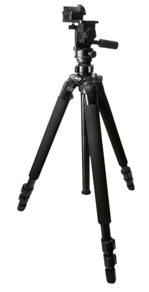KOPF Jager KJ85003K Folding Tripod K700 Tripod made of Aluminum with Black Finish Adjustable Reaper Rail 3-Level Leg Extension 21-87 Degree Pan & Tilt