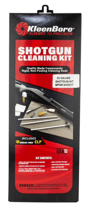 KleenBore SHO217 Classic Cleaning Kit 20 Gauge Shotgun