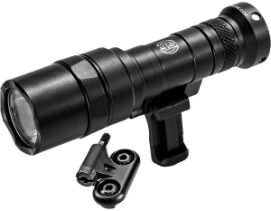 SureFire M340CBKPRO Mini Scout Light Pro Black Anodized Aluminum Rifle 500 Lumens White LED Bulb 175 Meters Beam