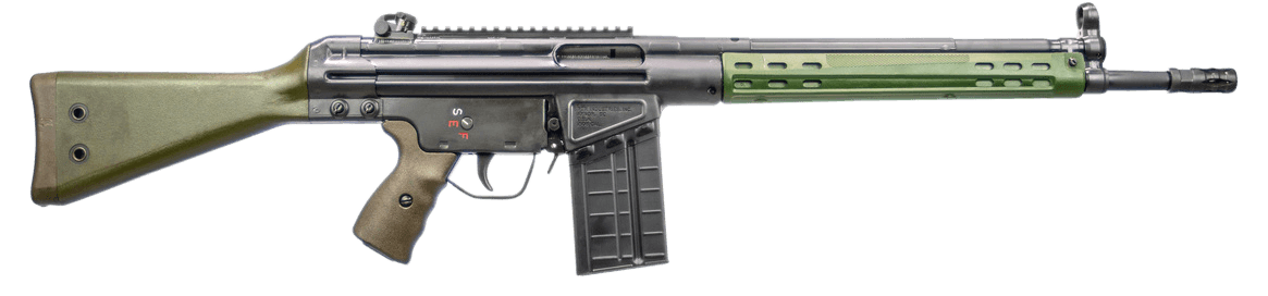 PTR 113 GIRK PTR 113 *Reconditioned 308 Win7.62x51mm NATO 16" 20+1 Black Parkerized Reciever with Scope Mount Green Synthetic Furniture (Stock May Be Blemished)