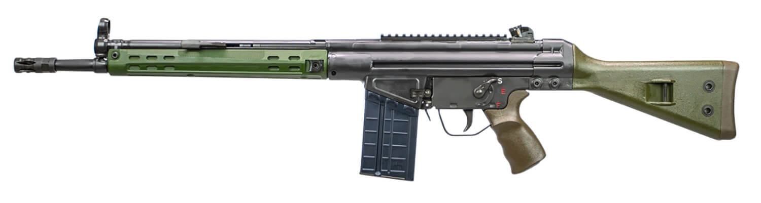 PTR 113 GIRK PTR 113 *Reconditioned 308 Win7.62x51mm NATO 16" 20+1 Black Parkerized Reciever with Scope Mount Green Synthetic Furniture (Stock May Be Blemished) - Image 2