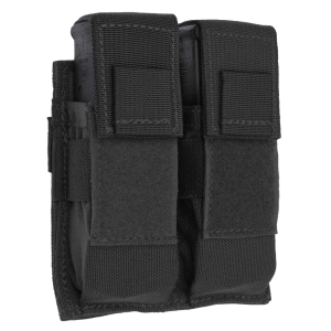 Tacshield T3602BK Universal Double Pistol Mag Pouch Black 1000D Nylon