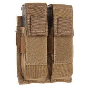 Tacshield T3602CY Universal Double Pistol Double Coyote 1000D Nylon MOLLE