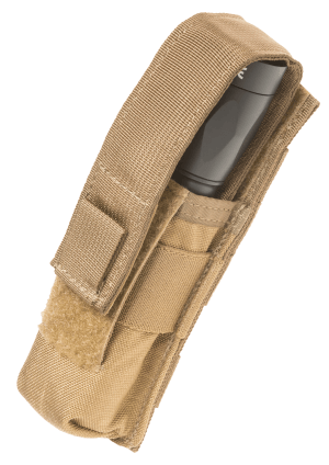 Tacshield T4001CY Suppressor/Light Pouch  Cordura 1000D Nylon Coyote
