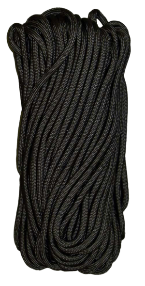 Tacshield 03000 550 Cord Black Paracord 50' Long