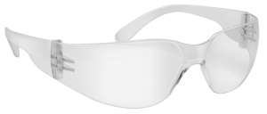 Walker's GWPWRSGLCL Sport Glasses Clearview Adult Clear Lens Polycarbonate Clear Frame