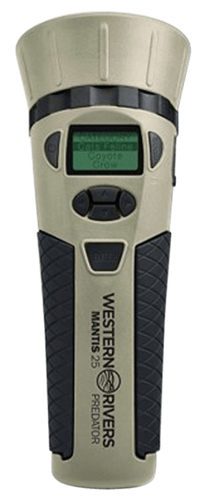 Western Rivers WRCGC25PDT Mantis 25 Electronic Call Multiple Sounds Attracts Predators Brown Plastic