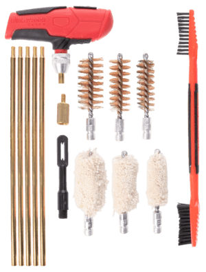 Birchwood Casey SHGCLNKIT Shotgun Cleaning Kit 17 Pieces Black/Red