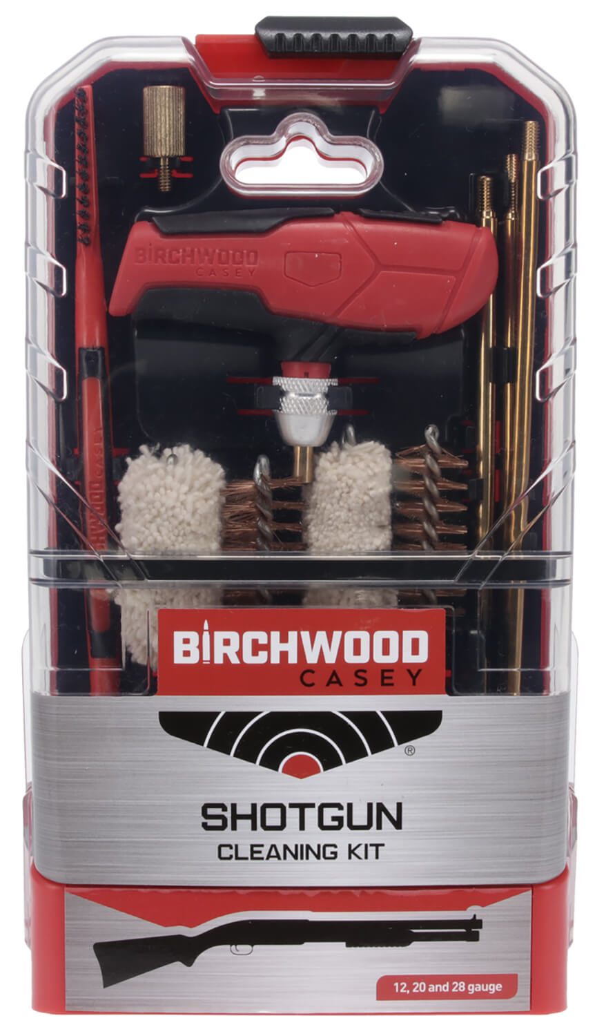 Birchwood Casey SHGCLNKIT Shotgun Cleaning Kit 17 Pieces Black/Red - Image 2
