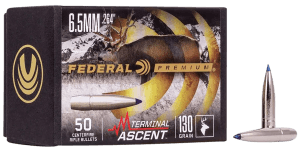 Federal PB264TA1 Premium Terminal Ascent Component 6.5mm 130gr 50rd Box/4 Case