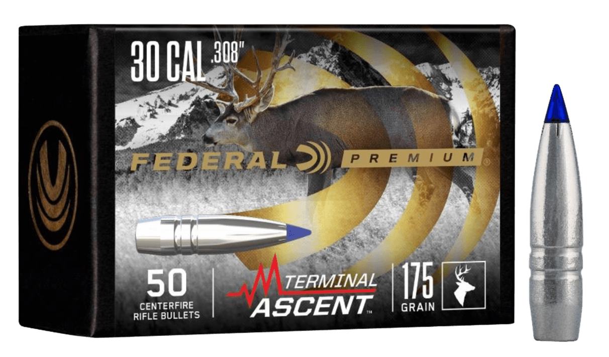 Federal PB308TA1 Premium Terminal Ascent Component 30 Cal .308 175 gr Terminal Ascent