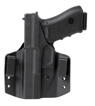 Uncle Mike's 54CCW07BGL CCW Holster OWB Black Boltaron Belt Loop Fits Springfield XD/XD Compact Left Hand