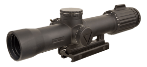 Trijicon 2400003 VCOG 1-8x 28mm Obj 109.20-13.10 ft @ 100 yds FOV Matte Black Finish LED Illuminated Red Segmented Circle w/Crosshair MRAD Dot