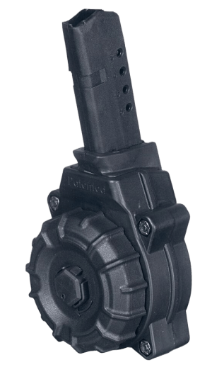 ProMag DRMA34 Standard 30rd Drum 9mm Luger Compatible w/ Glock 43 Black DuPont Zytel Polymer