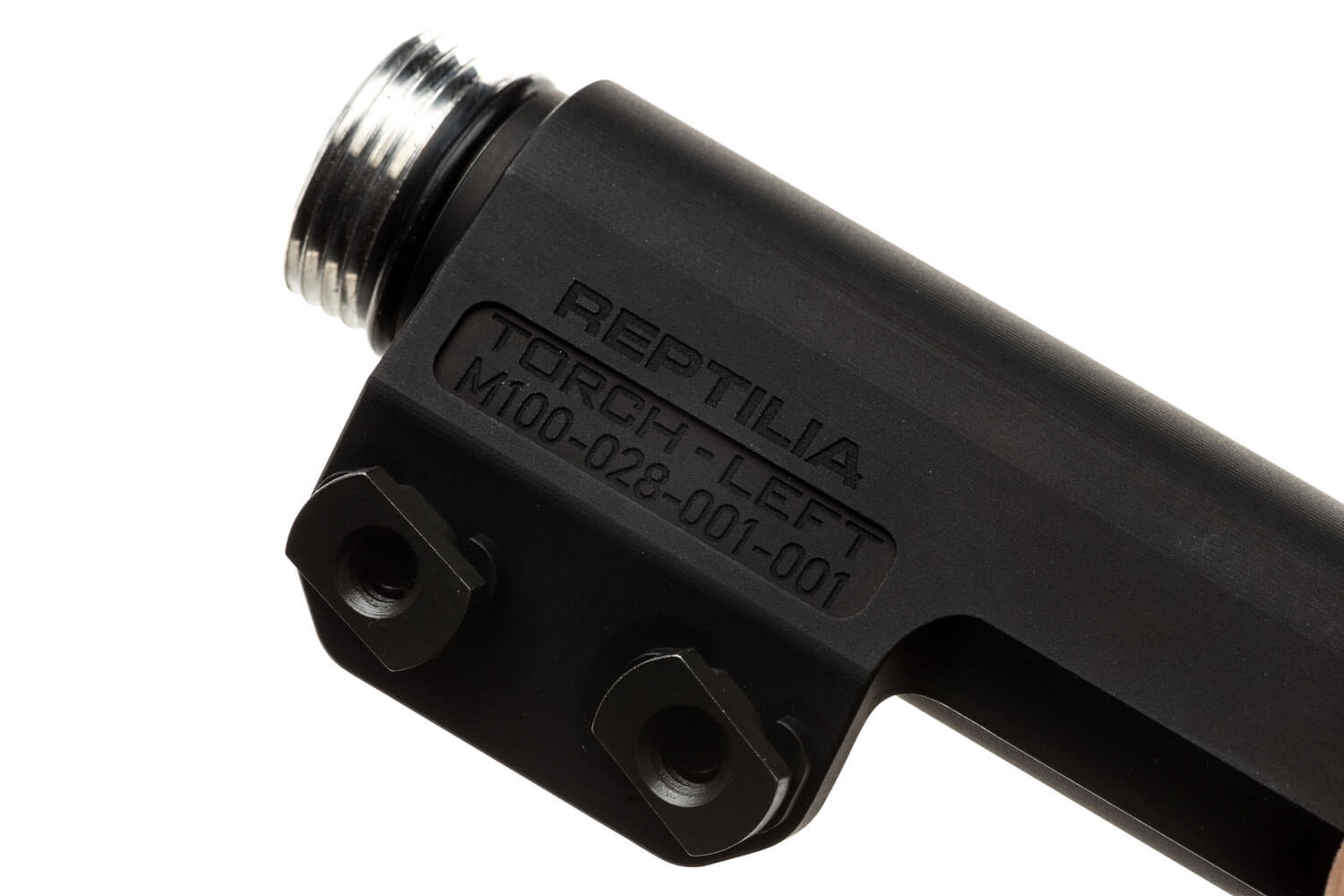 Reptilia LLC 100046 Torch Black Anodized 6V/18650 Left Side - Image 2
