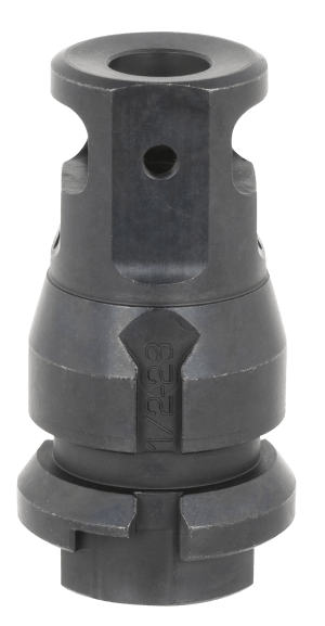Dead Air DA109 KeyMount Muzzle Brake Black with 1/2"-28 tpi Threads & 2.60" OAL for Sandman Series KeyMo Equipped Nomad-30 & Primal Suppressors