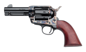 Pietta HF357CHS312NM 1873 Great Western II Posse 357 Mag 6rd 3.50" Blued Steel Barrel & Cylinder  Color Case Hardened Steel Frame  Walnut Grip  Exposed Hammer