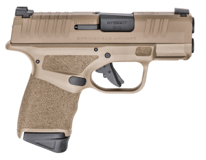 Springfield Armory HC9319F Hellcat Micro-Compact Frame 9mm Luger 13+1/11+1 3" Melonite Steel Barrel Flat Dark Earth Cerakote Serrated Steel Slide Flat Dark Earth Polymer Frame w/Picatinny Rail
