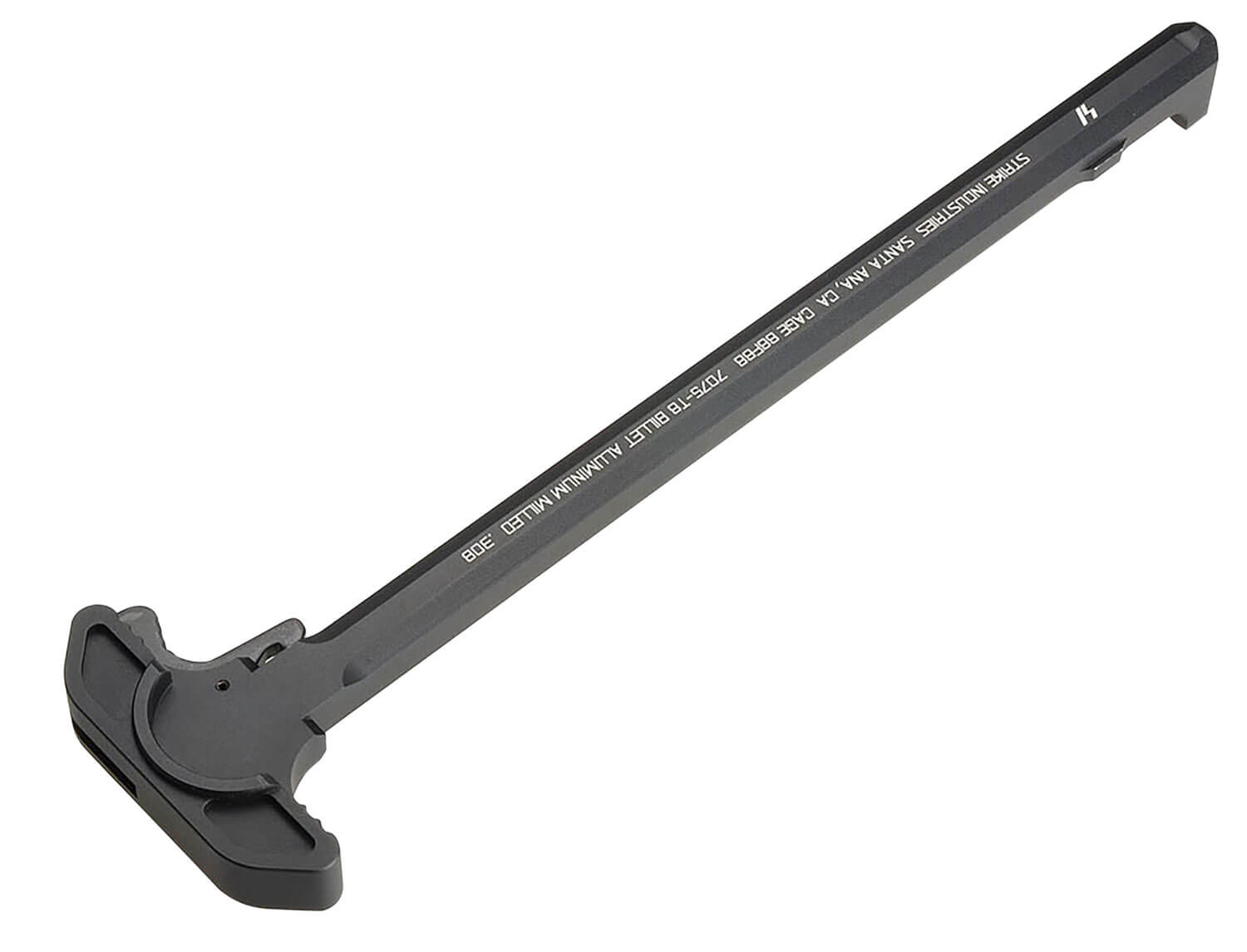 Strike Industries ARCHEL308BK Extended Latch Charging Handle AR-10 Black Anodized Aluminum - Image 2