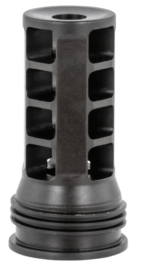 Huxwrx 1628 QD 762 Muzzle Brake Black with 1/2"-28 tpi Threads &  2.30" OAL for 30 Cal AR-Platform