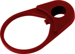 TIMBER CREEK OUTDOOR INC QDEPR QD End Plate  Quick Detach AR Platform Red Anodized Aluminum Ambidextrous
