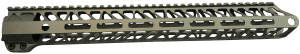 TIMBER CREEK OUTDOOR INC ME15HGFDE Enforcer Handguard AR-15 Flat Dark Earth Cerakote M-LOK Aluminum 15"
