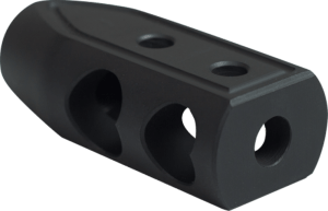 Timber Creek Outdoors 65HBBLC Heart Breaker Muzzle Brake Black Cerakote with 5/8"-24 tpi Threads for 6.5 Grendel AR-Platform