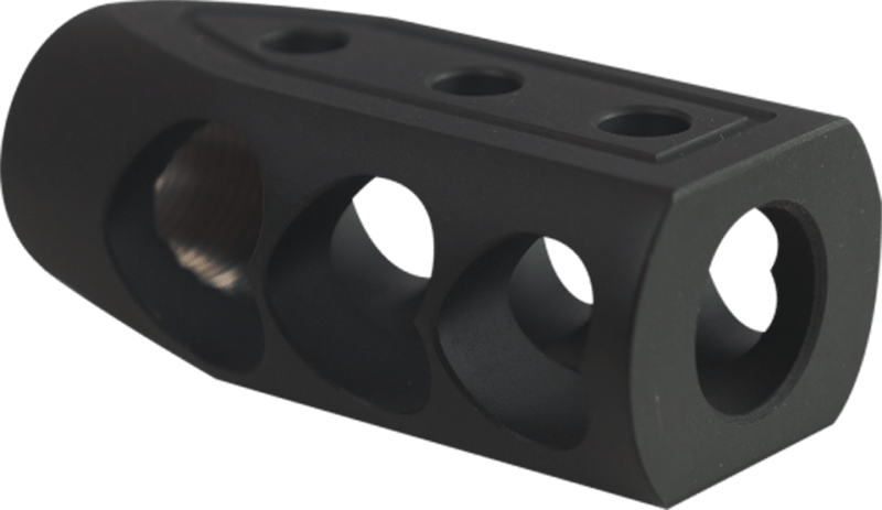 Timber Creek Outdoors 50BEOHBBLC Muzzle Brake Black Cerakote with 49/64-20 tpi Threads for 50 Beowulf AR-Platform