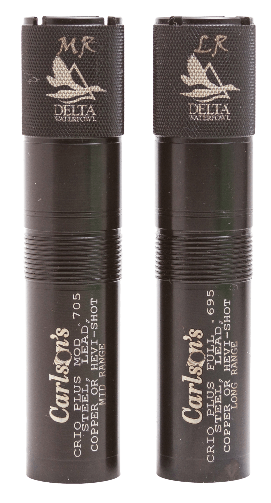 Carlson's Choke Tubes 07570 Delta Waterfowl 12 Gauge Mid-Range Long Range Knurled 17-4 Stainless Steel