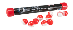 RWS/Umarex 2292301 Pepperballs Training Red White Pepper Ball 10 Pack
