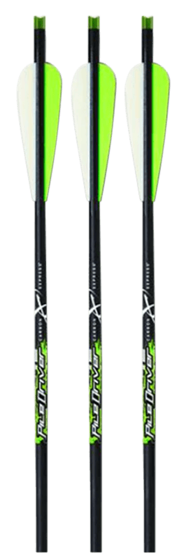 Carbon Express 52148 Piledriver Crossbolt Green 20" Carbon Fiber 3 Pack