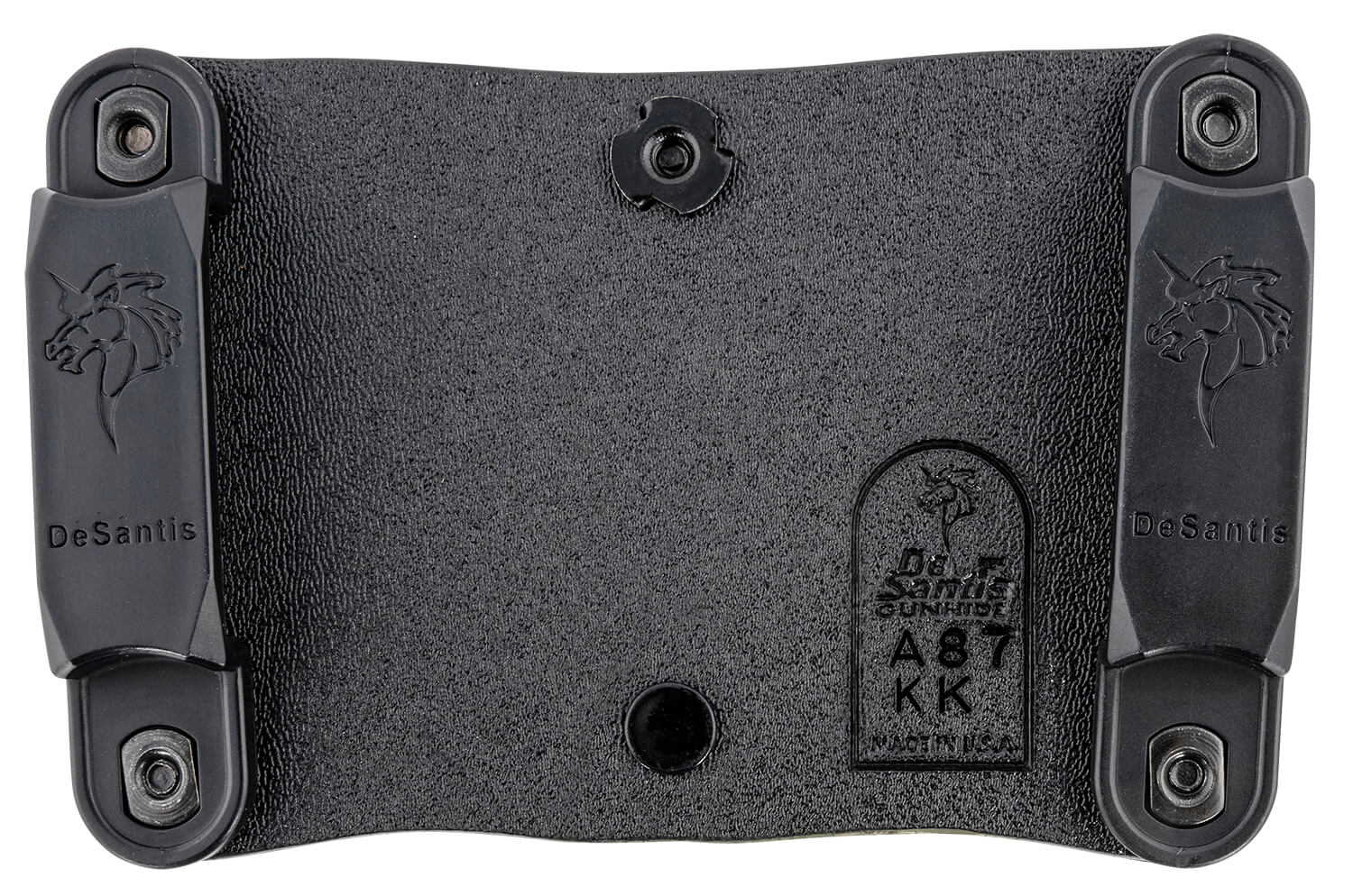 DeSantis Gunhide A87KJKKZ0 Quantico Double Mag Pouch OWB Black Kydex Belt Clip Fits Belts Up To 1.50" Wide Compatible w/Sig P365 Ambidextrous - Image 2