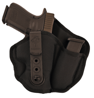 DeSantis Gunhide M89BAE1Z0 Inner Piece 2.0 AIWB Black Nylon Belt Clip Compatible w/Glock 26/Ruger SR/Sig P239 Right Hand